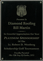 Platinum Sponsorship Certificate